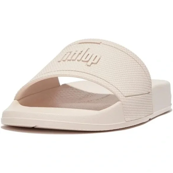 fitflop® Women's 6 iQUSHION™ Slides in Rose Foam - Picture 2 of 5